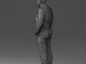 man in gray sweater 0615 3D Model