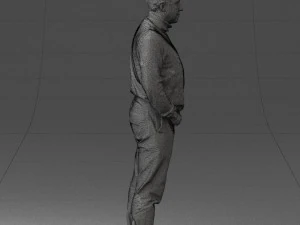 man in gray sweater 0615 3D Model