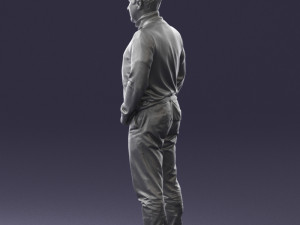 man in gray sweater 0615 3d print ready 3D Print Model