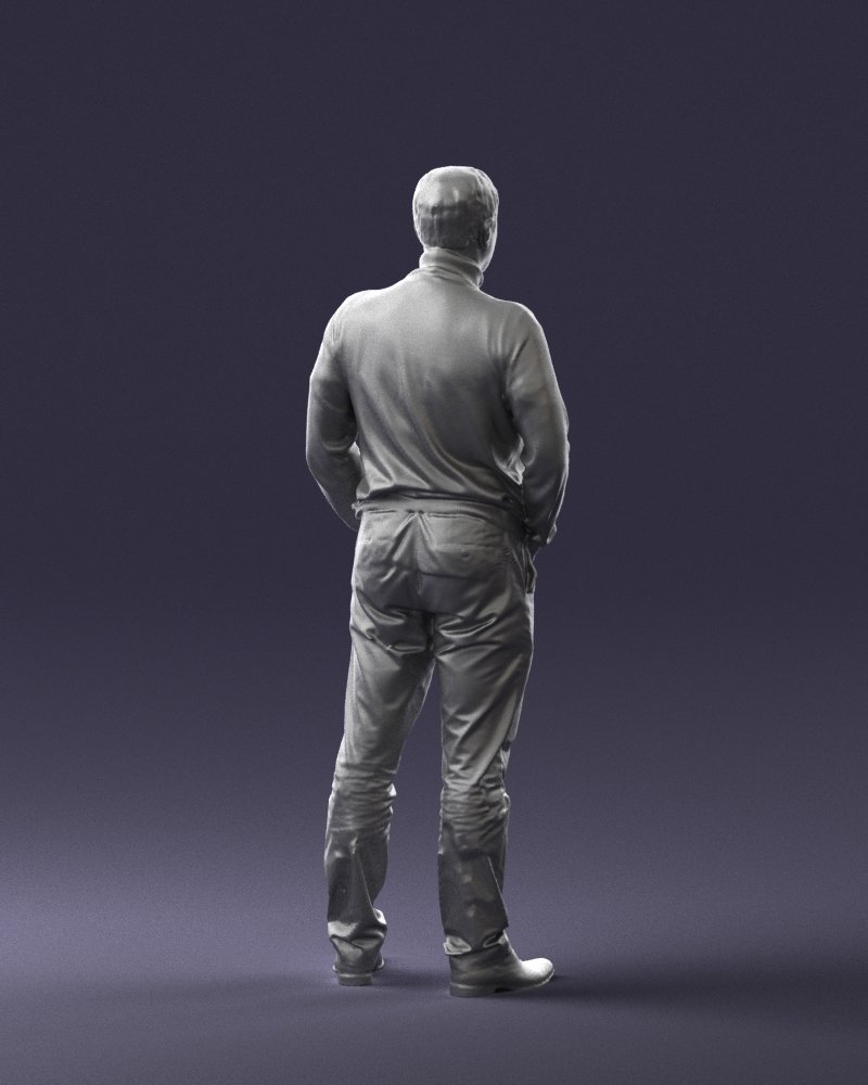 3d model man