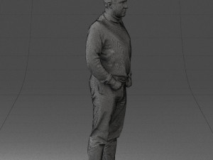 man in gray sweater 0615 3d print ready 3D Print Model