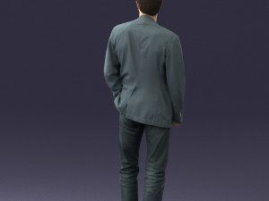 guy gray blazer and jeans 0616 3d print ready 3D Print Model