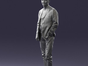 guy gray blazer and jeans 0616 3d print ready 3D Print Model