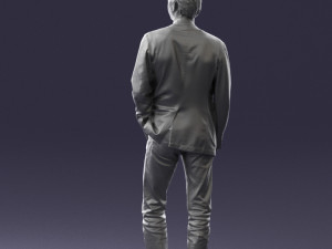 guy gray blazer and jeans 0616 3d print ready 3D Print Model