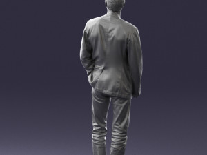 guy gray blazer and jeans 0616 3d print ready 3D Print Model
