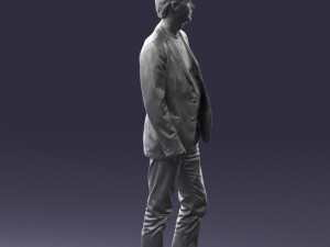 guy gray blazer and jeans 0616 3d print ready 3D Print Model