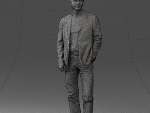 guy gray blazer and jeans 0616 3d print ready 3D Print Model