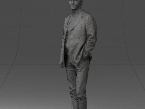 guy gray blazer and jeans 0616 3d print ready 3D Print Model