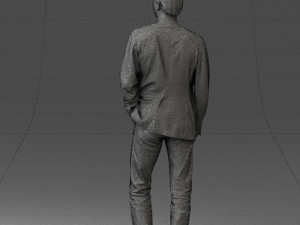 guy gray blazer and jeans 0616 3d print ready 3D Print Model
