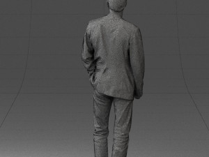 guy gray blazer and jeans 0616 3d print ready 3D Print Model