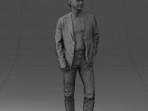 guy gray blazer and jeans 0616 3d print ready 3D Print Model
