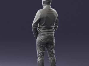 man sneakers and sweater 0617 3D Model