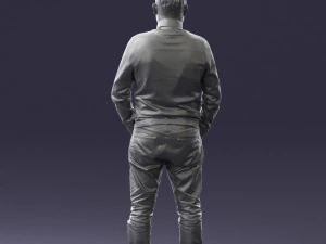 man sneakers and sweater 0617 3D Model
