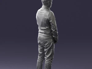 man sneakers and sweater 0617 3D Model