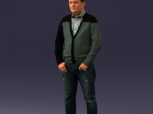 man sneakers and sweater 0617 3d print ready 3D Print Model