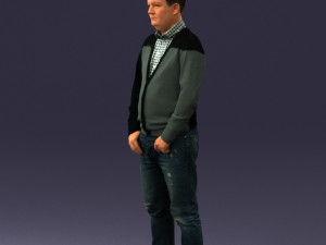 man sneakers and sweater 0617 3d print ready 3D Print Model