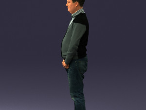 man sneakers and sweater 0617 3d print ready 3D Print Model