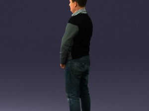 man sneakers and sweater 0617 3d print ready 3D Print Model