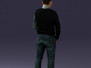 man sneakers and sweater 0617 3d print ready 3D Print Model
