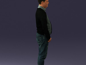 man sneakers and sweater 0617 3d print ready 3D Print Model