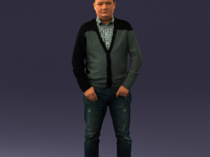 man sneakers and sweater 0617 3d print ready 3D Print Model