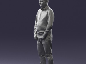 man sneakers and sweater 0617 3d print ready 3D Print Model