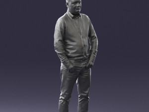 man sneakers and sweater 0617 3d print ready 3D Print Model