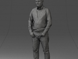 man sneakers and sweater 0617 3d print ready 3D Print Model