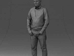 मैन स्नीकर्स और स्वेटर 0617 3डी प्रिंट तैयार 3D प्रिंट मॉडल