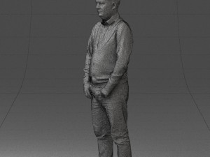 man sneakers and sweater 0617 3d print ready 3D Print Model