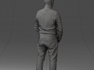 man sneakers and sweater 0617 3d print ready 3D Print Model