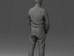 मैन स्नीकर्स और स्वेटर 0617 3डी प्रिंट तैयार 3D प्रिंट मॉडल