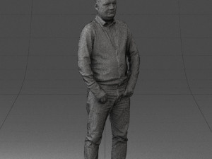 man sneakers and sweater 0617 3d print ready 3D Print Model