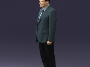 man in gray jacket 0619 3d print ready 3D Print Model