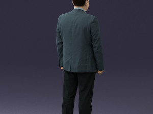 man in gray jacket 0619 3d print ready 3D Print Model