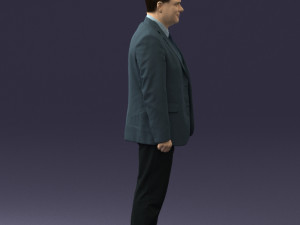 man in gray jacket 0619 3d print ready 3D Print Model