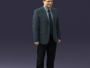 man in gray jacket 0619 3d print ready 3D Print Model