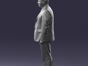 man in gray jacket 0619 3d print ready 3D Print Model