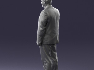 man in gray jacket 0619 3d print ready 3D Print Model