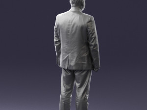 man in gray jacket 0619 3d print ready 3D Print Model