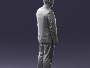 man in gray jacket 0619 3d print ready 3D Print Model