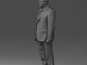 man in gray jacket 0619 3d print ready 3D Print Model