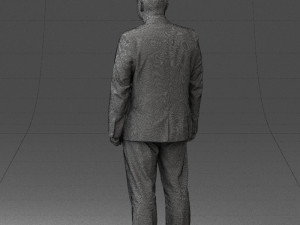 man in gray jacket 0619 3d print ready 3D Print Model