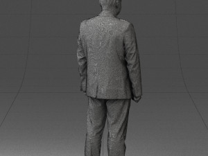 man in gray jacket 0619 3d print ready 3D Print Model
