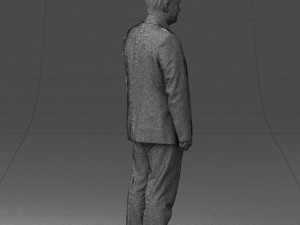 man in gray jacket 0619 3d print ready 3D Print Model