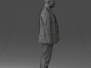 man in gray jacket 0619 3d print ready 3D Print Model