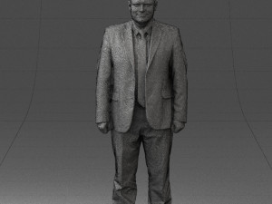 man in gray jacket 0619 3d print ready 3D Print Model