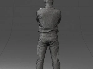 man in turquoise shirt 0622 3d print ready 3D Print Model