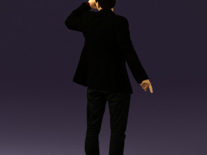 man singing in microphone 0624 3d print ready 3D Druckmodell