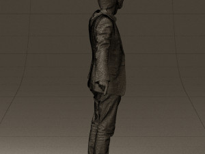 man singing in microphone 0624 3d print ready 3D Druckmodell